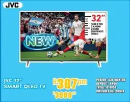 Best Home And Electric JVC 32" Smart QLED TV offer