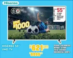 Best Home And Electric Hisense 55" UHD TV offer