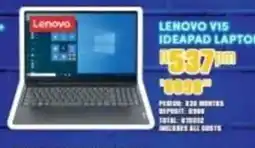 Best Home And Electric LENOVO V15 IDEAPAD LAPTOP offer