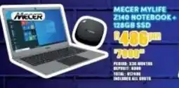 Best Home And Electric Mecer Mylife Z140 Notebook 128GB SSD offer