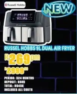 Best Home And Electric Russell Hobbs Dual Air Fryer offer