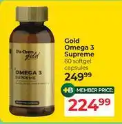 Dis-Chem Dis-Chem Gold Omega 3 Supreme 60 Softgel Capsules offer