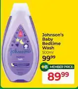 Dis-Chem Johnson's Baby Bedtime Wash-500ml offer