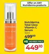 Dis-Chem Nutriderma Total Glow Vitamin C Serum-30ml offer