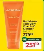 Dis-Chem Nutriderma Total Glow Vitamin C Cleanser-200ml offer