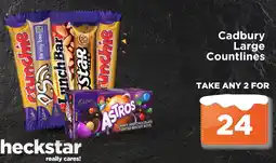 Check Star Cadbury Large Countlines offer