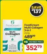 Dis-Chem Food Grown Multi Collagen 3 In 1-250g offer