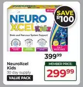 Dis-Chem NeuroXcel Kids 30 Day Supply Value Pack offer