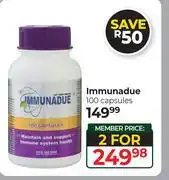 Dis-Chem Immunadue 100 Capsules-For 2 offer
