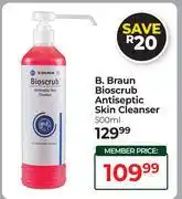 Dis-Chem B.Braun Bioscrub Antiseptic Skin Cleanser-500ml offer
