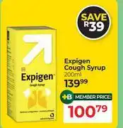Dis-Chem Expigen Cough Syrup-200ml offer