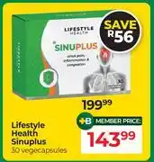 Dis-Chem Lifestyle Health Sinuplus 30 Vegecapsules offer