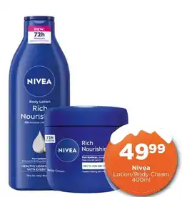 Check Star Nivea Lotion/Body Cream offer