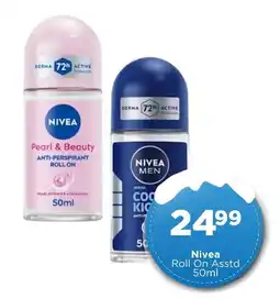 Check Star Nivea Roll On Assorted 50ml offer