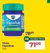 Dis-Chem Vicks Vapo Rub-50g offer