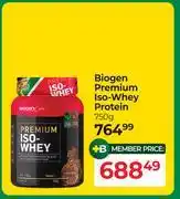 Dis-Chem Biogen Premium Iso Whey Protein-750g offer