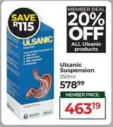 Dis-Chem Ulsanic Suspension-250ml offer
