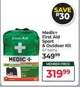 Dis-Chem Medic+ First Aid Sport & Outdoor Kit 67 Items offer