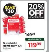 Dis-Chem Burnshield Home Burn Kit 6 Piece offer
