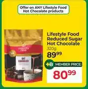 Dis-Chem Lifestyle Food Reduced Sugar Hot Chocolate-320g offer
