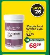 Dis-Chem Lifestyle Food Xanthan Gum-100g offer
