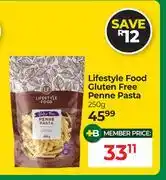 Dis-Chem Lifestyle Food Gluten Free Penne Pasta-250g offer