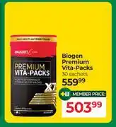 Dis-Chem Biogen Premium Vita Packs 30 Sachets offer