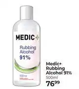 Dis-Chem Medic+ Rubbing Alcohol 91%-500ml offer