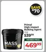 Dis-Chem Primal High Impact Bulking Agent-4Kg offer