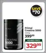 Dis-Chem Primal Creatine 5000-400g offer