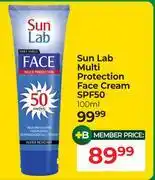 Dis-Chem Sun Lab Multi Protection Face Cream SPF50-100ml offer