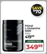 Dis-Chem Primal L-Glutamine 5000-500g offer