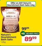 Dis-Chem Nature's Nourishment Bath Salts-1.2Kg offer
