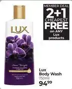 Dis-Chem Lux Body Wash (2 + 1 Cheapest Free)-750ml offer