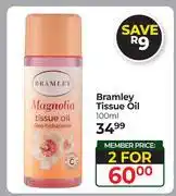 Dis-Chem Bramley Tissue Oil-For 2 x 100ml offer