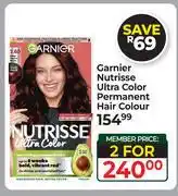 Dis-Chem Garnier Nutrisse Ultra Color Permanent Hair Colour-For 2 offer