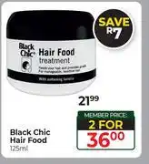 Dis-Chem Black Chic Hair Food-For 2 x 125ml offer