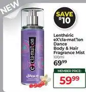 Dis-Chem Lentheric Exclamation Dance Body & Hair Frgrance Mist-100ml offer
