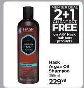 Dis-Chem Hask Argan Oil Shampoo-355ml offer