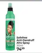 Dis-Chem Sofnfree Anti-Dandruff Afro Spray (2 + 1 Cheapest Free)-350ml offer