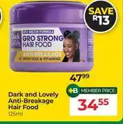 Dis-Chem Dark & Lovely Anti-Breakage Hair Food-125ml offer