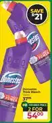 Dis-Chem Domestos Thick Bleach-For 2 x 750ml offer