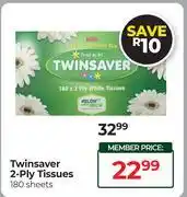 Dis-Chem Twinsaver 2-Ply Tissues-180 Sheets offer