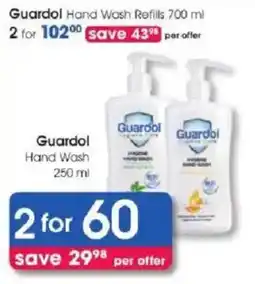 Clicks Guardol Hand Wash offer