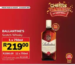 Jumbo Ballantine's Scotch Whisky offer