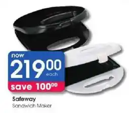 Clicks Safeway Sandwich Maker offer