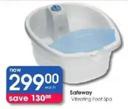 Clicks Safeway Vibrating Foot Spa offer