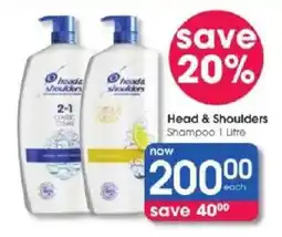 Clicks Head & Shoulders Shampoo offer