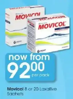 Clicks Movicol Laxative Sachets offer
