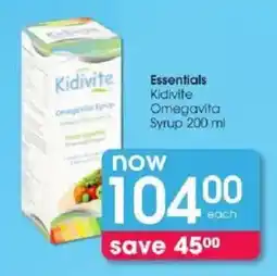 Clicks Kidivite Omegavita Syrup offer